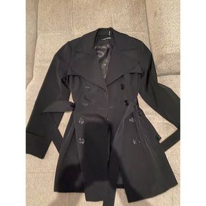 Calvin Klein Trench Coat, black XS